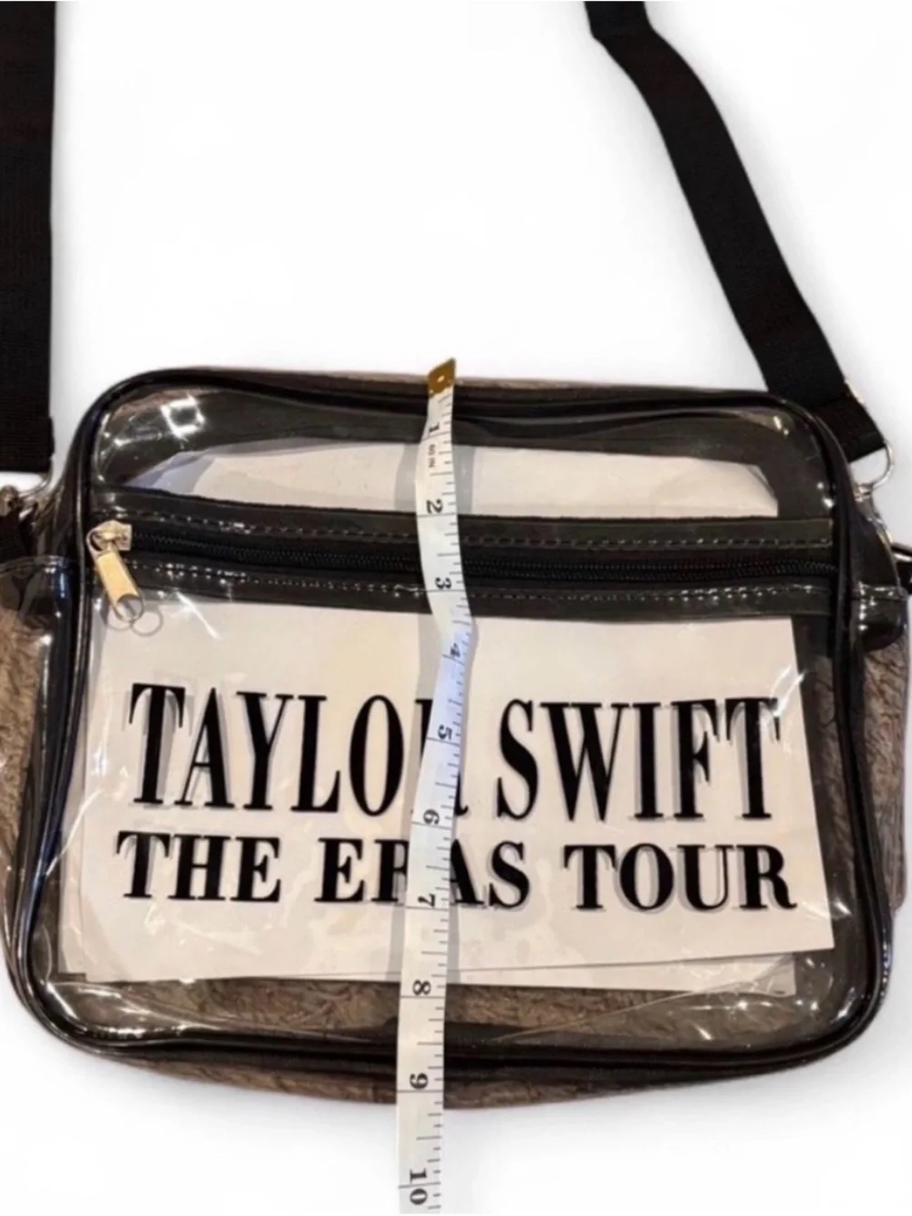 Taylor Swift Eras Tour Clear Stadium Approved Crossbody Bag Purse